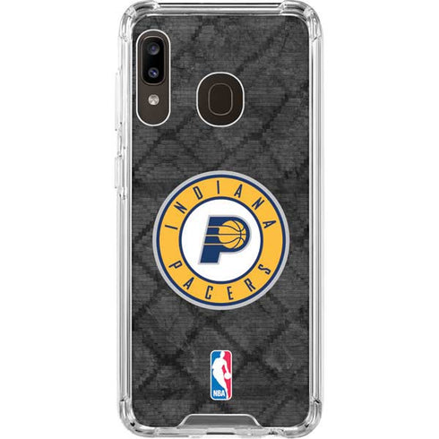 NBA Indiana Pacers Dark Rust Galaxy A30 Clear Case