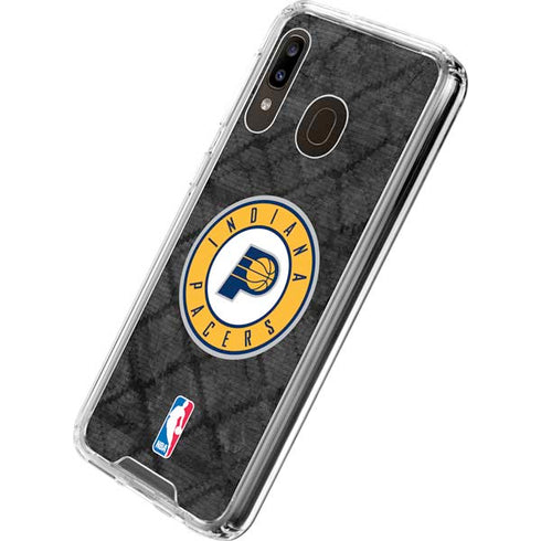 NBA Indiana Pacers Dark Rust Galaxy A30 Clear Case