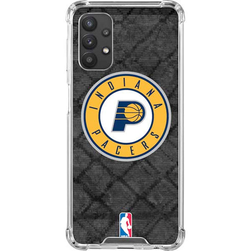 NBA Indiana Pacers Dark Rust Galaxy A32 5G Clear Case