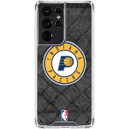 NBA Indiana Pacers Dark Rust Galaxy S21 Ultra 5G Clear Case