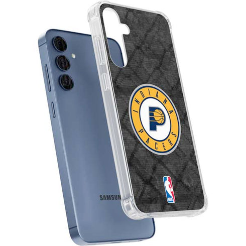 NBA Indiana Pacers Dark Rust Galaxy S24 Clear Case