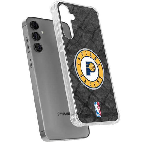 NBA Indiana Pacers Dark Rust Galaxy S24 Plus Clear Case