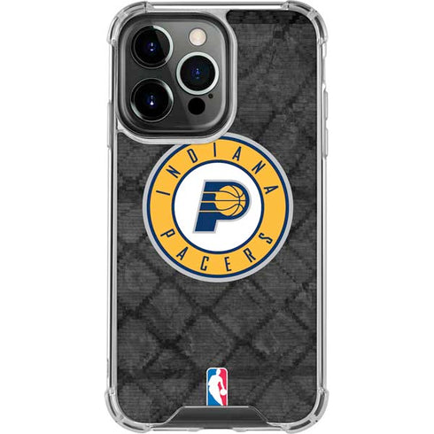 NBA Indiana Pacers Dark Rust iPhone 15 Pro Clear Case