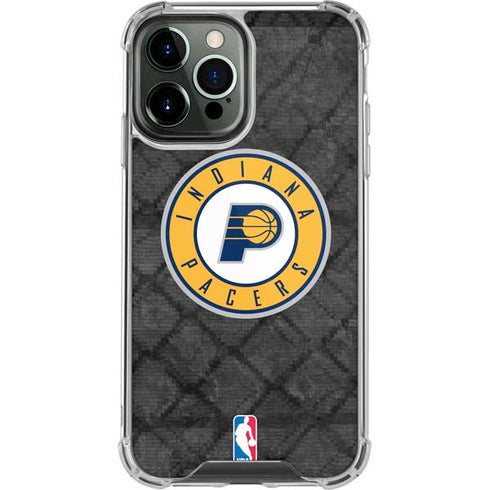 NBA Indiana Pacers Dark Rust iPhone 15 Pro Max Clear Case