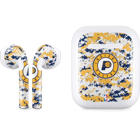 NBA Indiana Pacers Digi Camo Apple AirPods Skin