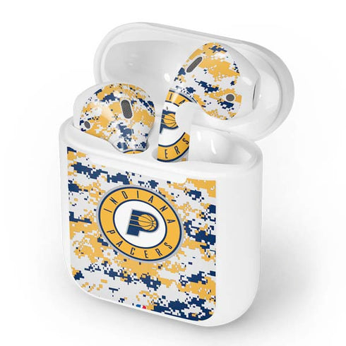 NBA Indiana Pacers Digi Camo Apple AirPods Skin