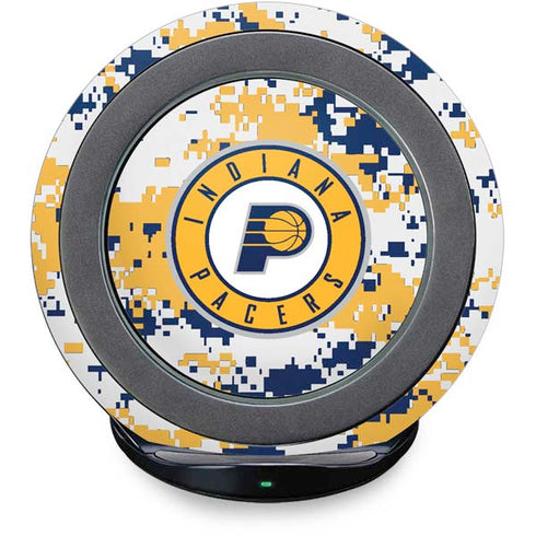 NBA Indiana Pacers Digi Camo Fast Charge Wireless Charging Stand Skin