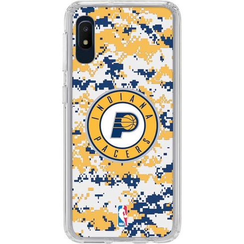 NBA Indiana Pacers Digi Camo Galaxy A10e Clear Case