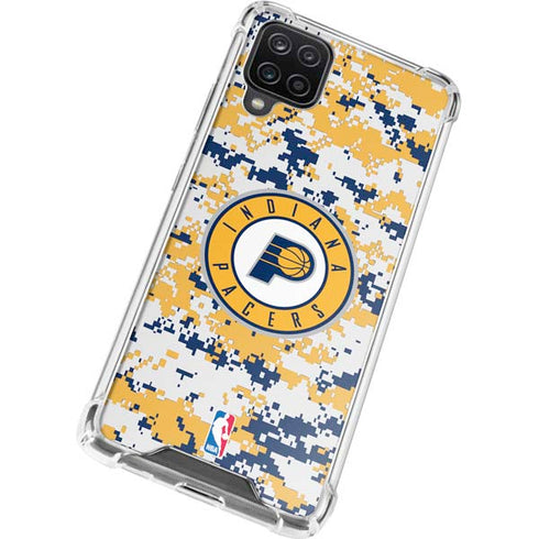 NBA Indiana Pacers Digi Camo Galaxy A12 Clear Case