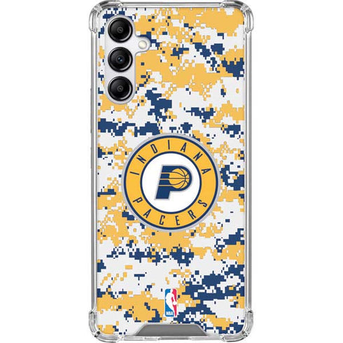 NBA Indiana Pacers Digi Camo Galaxy A14 5G Clear Case