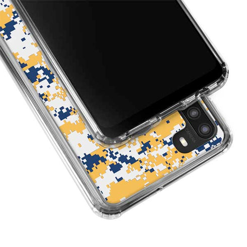 NBA Indiana Pacers Digi Camo Galaxy A21 Clear Case