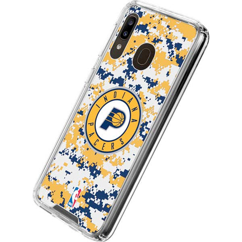 NBA Indiana Pacers Digi Camo Galaxy A30 Clear Case