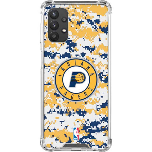 NBA Indiana Pacers Digi Camo Galaxy A32 5G Clear Case