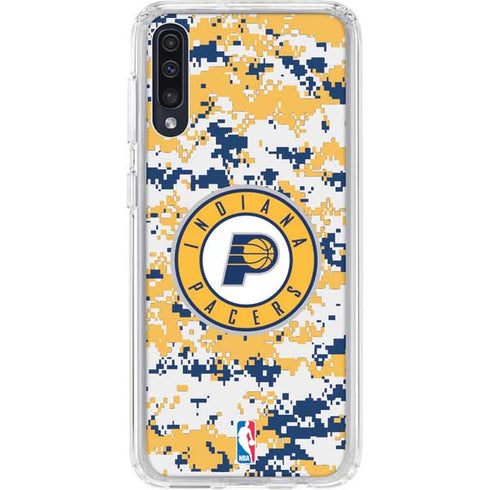 NBA Indiana Pacers Digi Camo Galaxy A50 Clear Case
