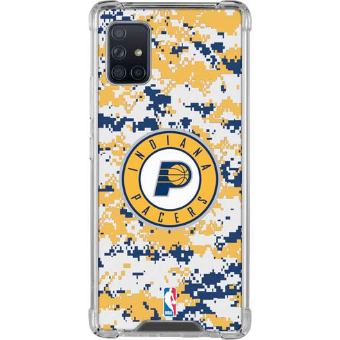 NBA Indiana Pacers Digi Camo Galaxy A51 5G Clear Case