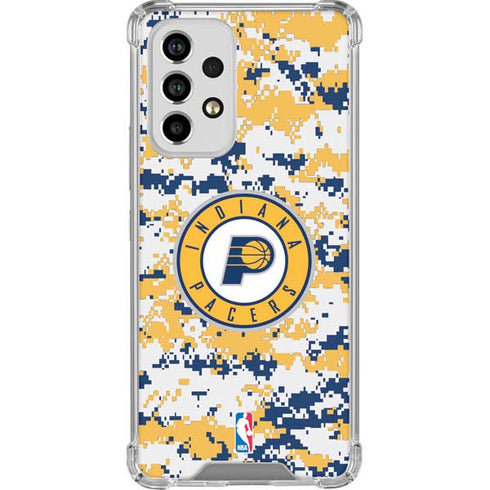 NBA Indiana Pacers Digi Camo Galaxy A53 5G Clear Case