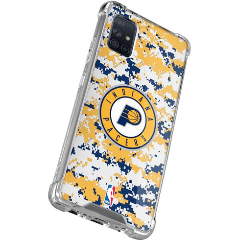 NBA Indiana Pacers Digi Camo Galaxy A71 5G Clear Case