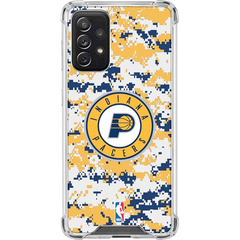 NBA Indiana Pacers Digi Camo Galaxy A72 5G Clear Case