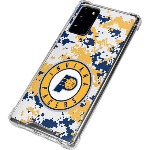 NBA Indiana Pacers Digi Camo Galaxy Note20 5G Clear Case