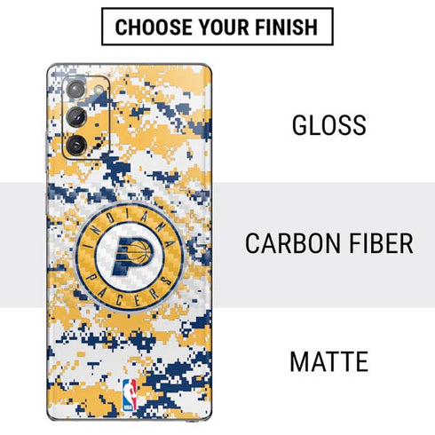 NBA Indiana Pacers Digi Camo Galaxy Note20 5G Skin