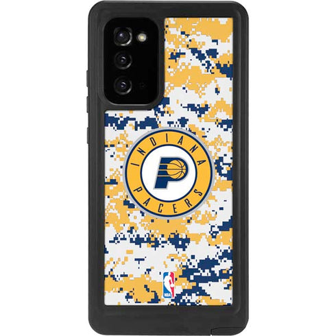 NBA Indiana Pacers Digi Camo Galaxy Note20 5G Waterproof Case