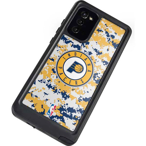 NBA Indiana Pacers Digi Camo Galaxy Note20 5G Waterproof Case
