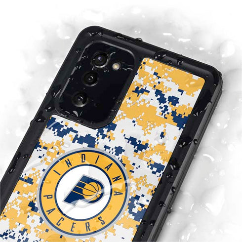 NBA Indiana Pacers Digi Camo Galaxy Note20 5G Waterproof Case