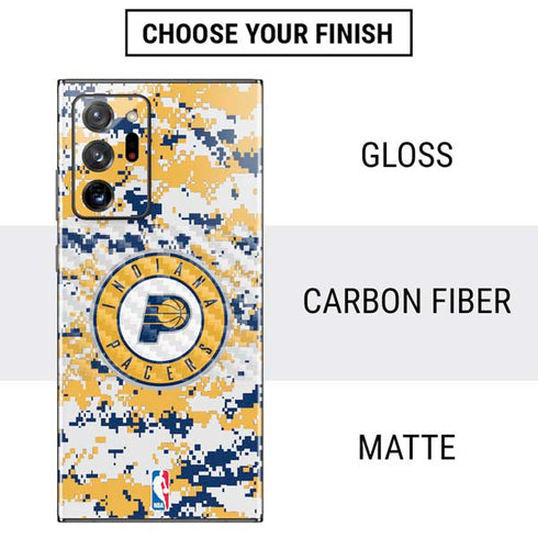 NBA Indiana Pacers Digi Camo Galaxy Note20 Ultra 5G Skin