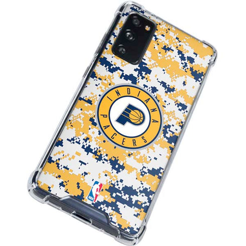 NBA Indiana Pacers Digi Camo Galaxy S20 FE Clear Case