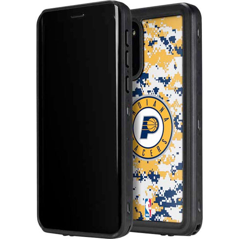 NBA Indiana Pacers Digi Camo Galaxy S20 Plus Waterproof Case