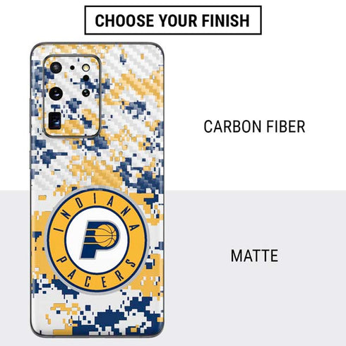 NBA Indiana Pacers Digi Camo Galaxy S20 Ultra 5G Skin