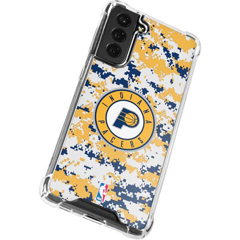 NBA Indiana Pacers Digi Camo Galaxy S21 FE Clear Case