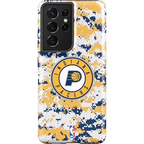 NBA Indiana Pacers Digi Camo Galaxy S21 Ultra 5G Pro Case