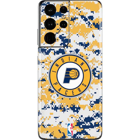 NBA Indiana Pacers Digi Camo Galaxy S21 Ultra 5G Skin