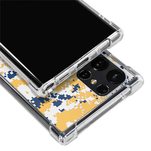 NBA Indiana Pacers Digi Camo Galaxy S22 Ultra Clear Case