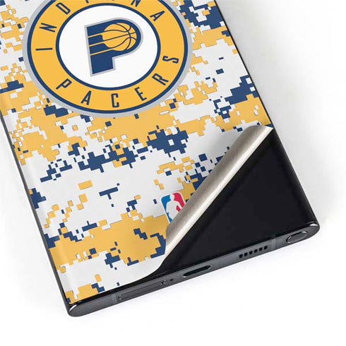 NBA Indiana Pacers Digi Camo Galaxy S22 Ultra Skin