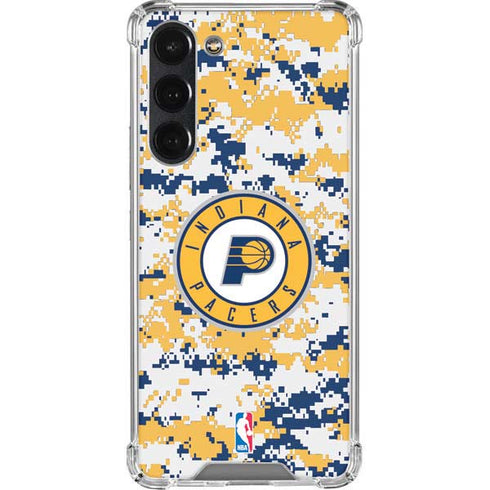NBA Indiana Pacers Digi Camo Galaxy S23 Plus Clear Case