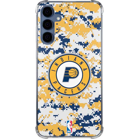 NBA Indiana Pacers Digi Camo Galaxy S24 Clear Case