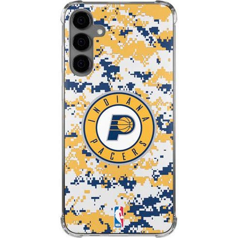 NBA Indiana Pacers Digi Camo Galaxy S24 Plus Clear Case