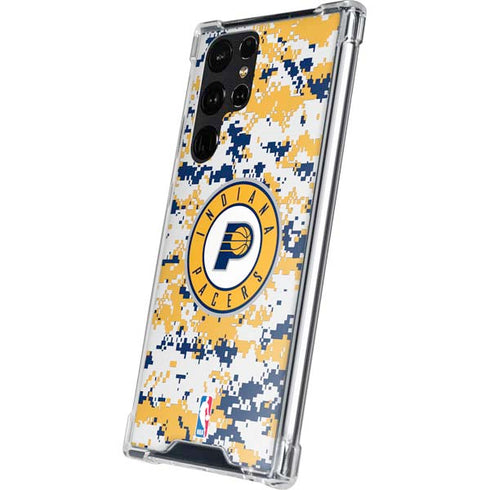 NBA Indiana Pacers Digi Camo Galaxy S24 Ultra Clear Case