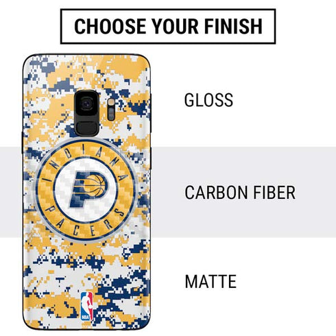 NBA Indiana Pacers Digi Camo Galaxy S9 Skin