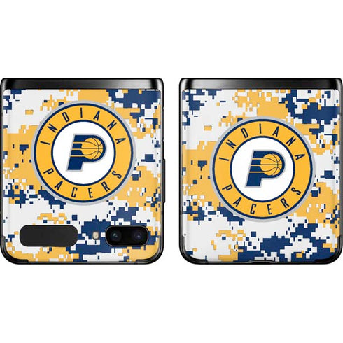 NBA Indiana Pacers Digi Camo Galaxy Z Flip Skin