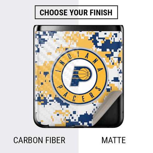 NBA Indiana Pacers Digi Camo Galaxy Z Flip Skin