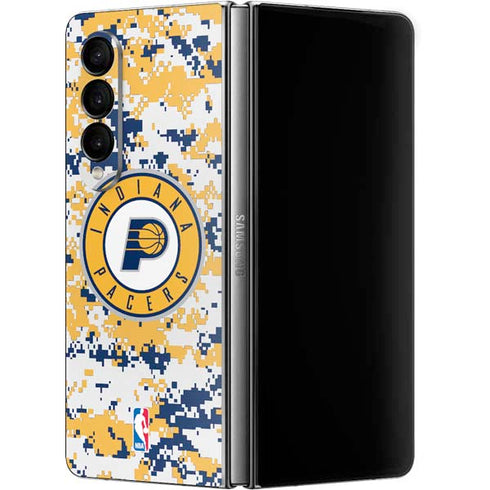 NBA Indiana Pacers Digi Camo Galaxy Z Fold4 5G Skin