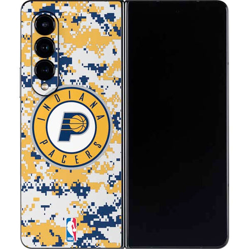 NBA Indiana Pacers Digi Camo Galaxy Z Fold4 5G Skin