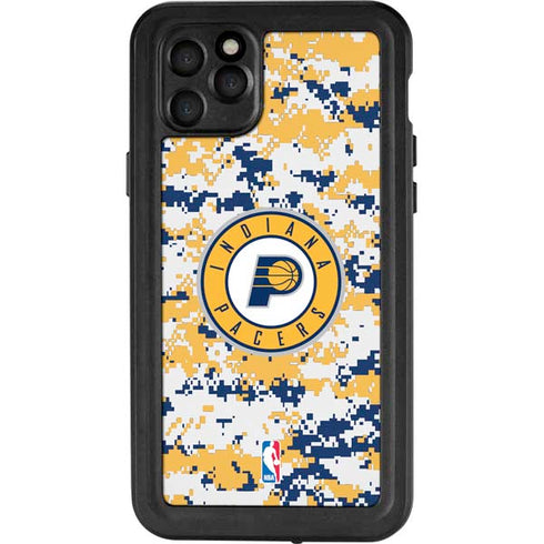 NBA Indiana Pacers Digi Camo iPhone 11 Pro Max Waterproof Case