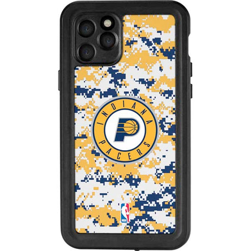 NBA Indiana Pacers Digi Camo iPhone 11 Pro Waterproof Case