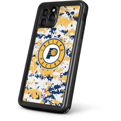 NBA Indiana Pacers Digi Camo iPhone 11 Pro Waterproof Case