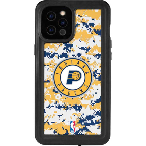 NBA Indiana Pacers Digi Camo iPhone 12 Pro Max Waterproof Case
