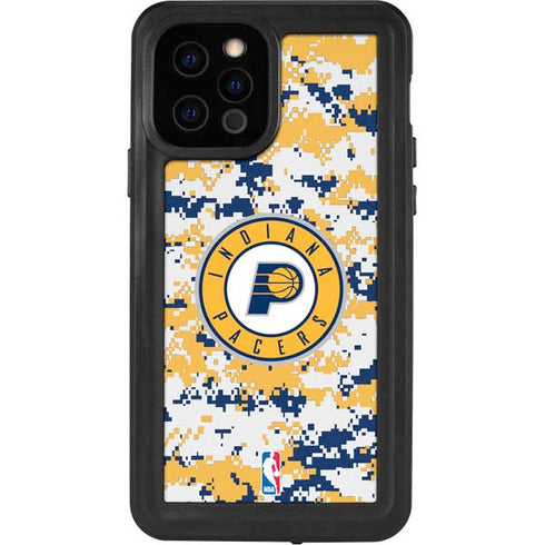 NBA Indiana Pacers Digi Camo iPhone 12 Pro Waterproof Case